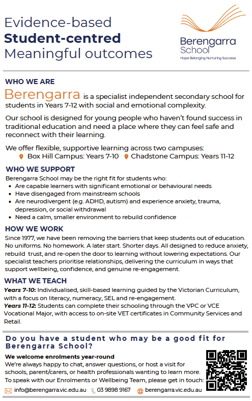 Secondary School Flyer Preview