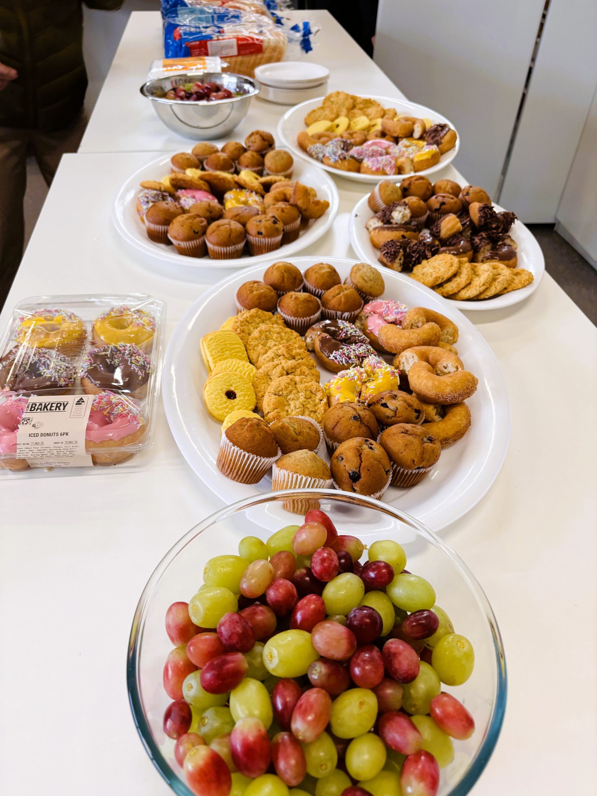 Community refreshments at Open Day