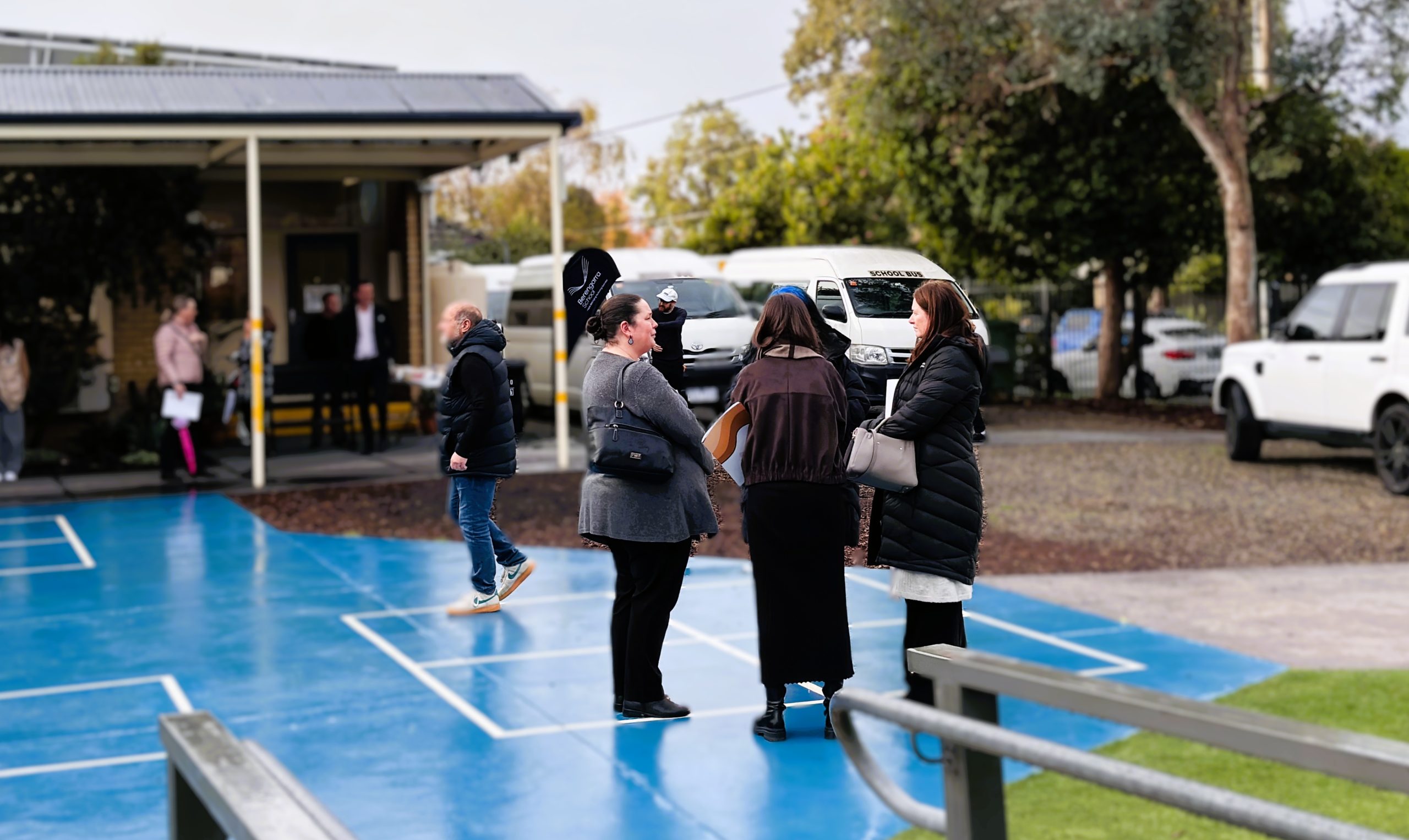 The memorable Melbourne rain at Open Day