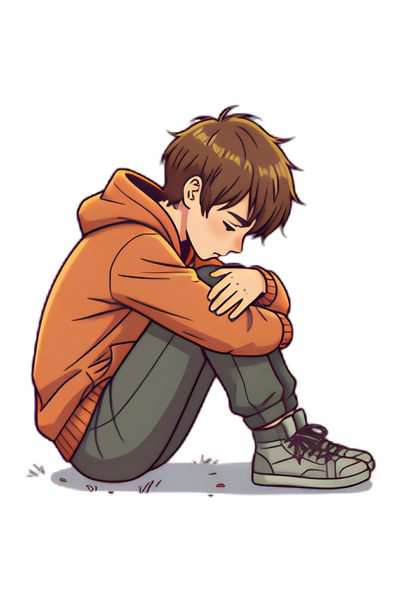 School Refusal Illustration