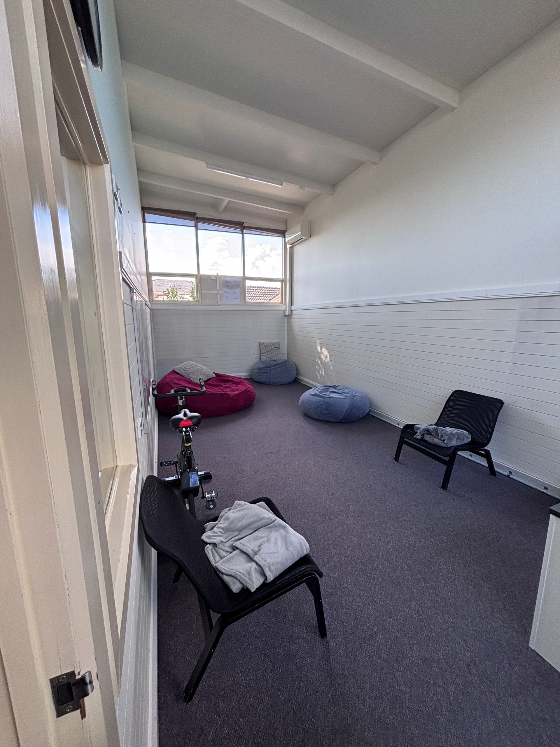 Berengarra School Cool Off Room after it was repainted with paint donated by Bunnings Box Hill