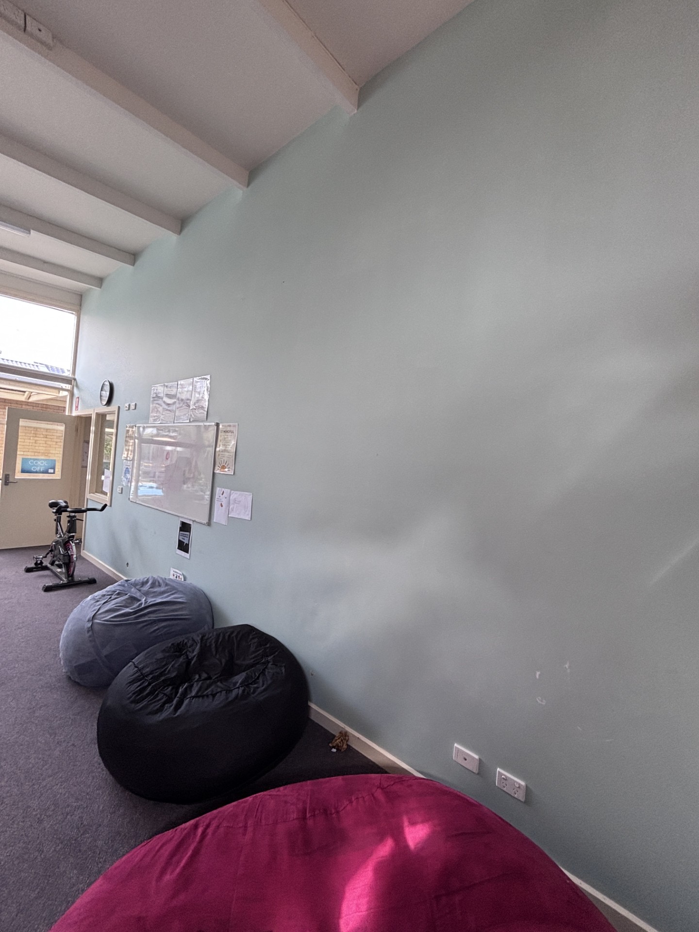 Berengarra School Cool Off Room before it was repainted