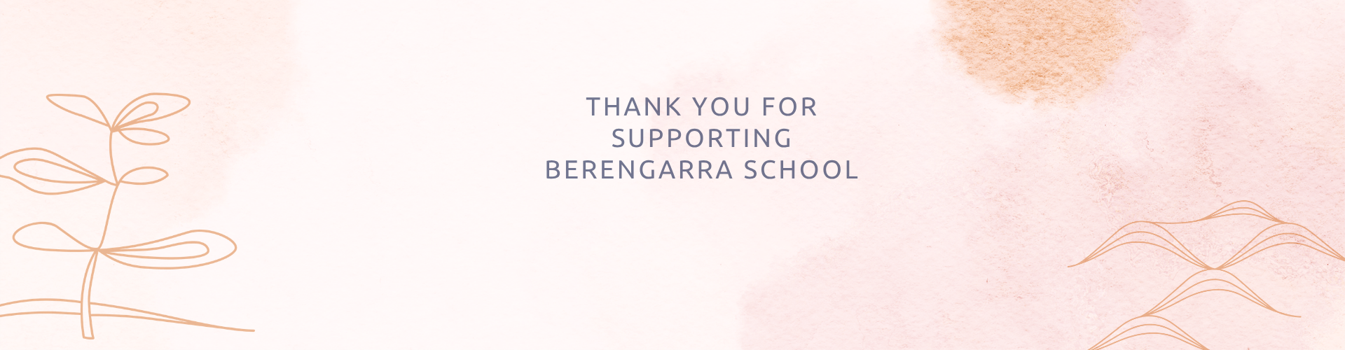 With thanks for supporting Berengarra School